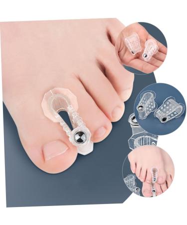 4 Pairs Magnetic Splitter Hammer Straightener Pedicure Tools for Women - Bunion Pads & Transparent Splints - Buy Online on SooperMarket.com