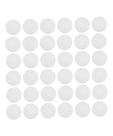 MAGICLULU Bamboo Steamer Liner Baking Cooking Papers 100pcs Baking Paper White Dessert Double Sided Air Fryer Paper Round Griddle