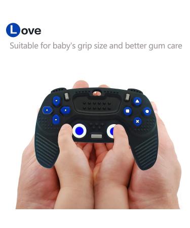 Teething Remote Control for Baby with Pacifier Clip  Funny Teethers for Baby for Baby Girl Or Boy Teething Toys for Babies 3-6 6-12 Months(Black) - Buy Online on SooperMarket.com
