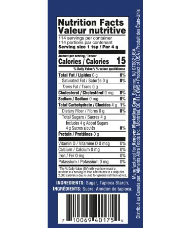 Gefen Confectioners Sugar 16oz - No Cornstarch, 10x Powdered Sugar, 1lb Resealable Container - Premium Confection Sugar - Buy Online on SooperMarket.com