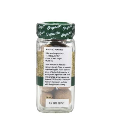 The Spice Hunter Organic Nutmeg Whole 1.8 oz. Jar - 1.8 Ounce (Pack of 1) - Buy Online on SooperMarket.com