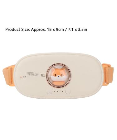 Heated Uterus Belt for Menstruation | 4-Level High Frequency Vibration Waist Belt for Women - Comfort & Relief (White) - Buy Online on SooperMarket.com