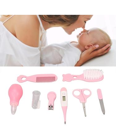 Semme Baby Healthcare Grooming Kit - 8Pcs Set for Nose Cleaning, Nail Clipping, and Toothbrush for Infants - Buy Online on SooperMarket.com