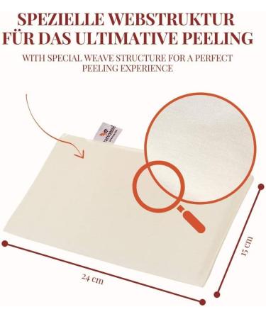 Carenesse Natural Body Peeling Set - Eco-Friendly Exfoliating Glove & Hammam Belt for Effective Skin Care | Chemical-Free & Plastic-Free Exfoliation - Buy Online on SooperMarket.com