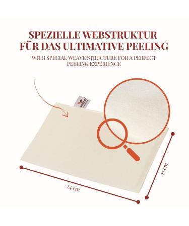 Carenesse Peeling Glove 2-Pack | Natural Face & Body Scrub | Effective Hammam Peeling | Chemical-Free & Eco-Friendly - Buy Online on SooperMarket.com