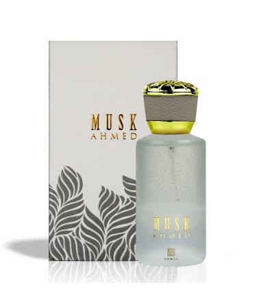 AHMED Musk EDP 50ML a Sensual Fragrance for Women and Men with Oriental Musk Citrus Floral Rose and Jasmine by Al Maghribi Arabian Oud and Perfumes Dubai - Buy Online on SooperMarket.com