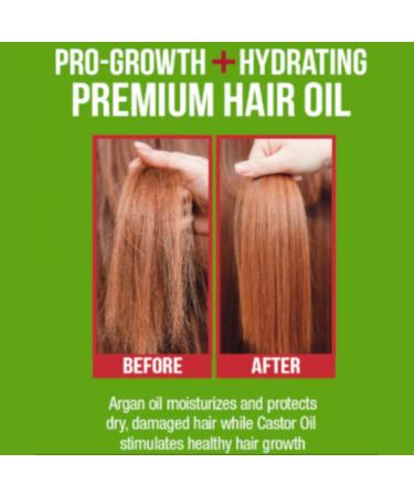 Difeel Premium Castor Plus Argan Hair Oil - Pro-Growth & Hydrating Formula 2.5 oz - Buy Online on SooperMarket.com