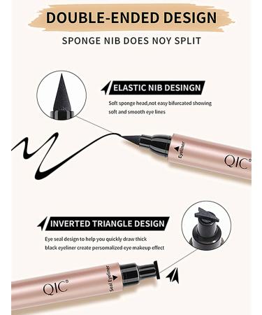 Go Ho Brown Wingliner Stamp - Long Lasting Liquid Eyeliner for Cat Eyes | Super Slim Felt Tip for Precise Application | Tattoo Tool for Perfect Winged Look - 1 PC - Buy Online on SooperMarket.com