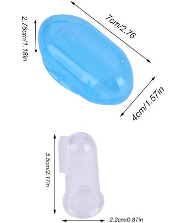 Baby Toothbrush Soft Baby Finger Toothbrush Silicone Tongue Brush Oral Cavity Cleaning Tool for Kids Babies - Buy Online on SooperMarket.com