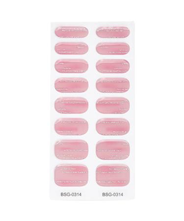 Semi Cured Gel Nail Polish Stickers Fashion Classical Nails Strips Waterproof Adhesive Full Wraps Gel Nail Art Stickers Semi Cured Gel Nail Strips Starter Kits BSG0314