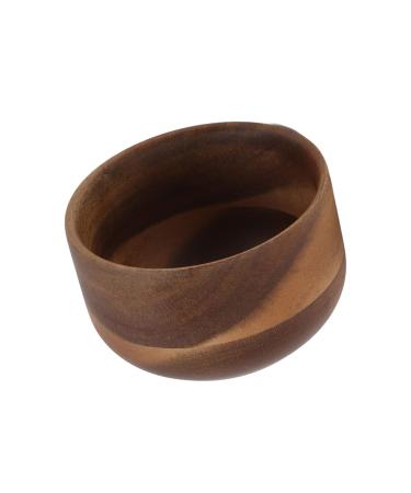 Premium Wooden Shaving Soap Bowl for Men | Burr-Free Compact Shaving Cup for Home & Barber Shop | Easy Lather Natural Wood Grain - Buy Online on SooperMarket.com