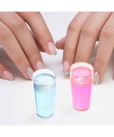Lurrose Nail Stamper Tool - Fluorescent Nail Art Templates & Silicone Stamping Printer for Manicure | Salon Quality Nail Tools - Buy Online on SooperMarket.com