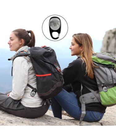 Hojalis 3D Pedometer - Portable Digital Step Counter with Clip | Simple & App-Free Walking Tracker for Jogging - Buy Online on SooperMarket.com