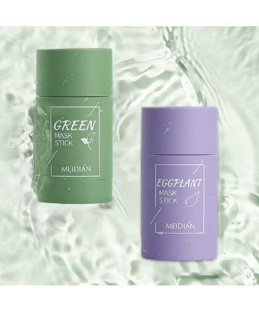 Green Tea Stick Blackhead Remover (2Pcs) - Deep Pore Cleansing and Moisturizing with Green Tea Extract for Skin Brightening - Suitable for All Skin Types - Buy Online on SooperMarket.com