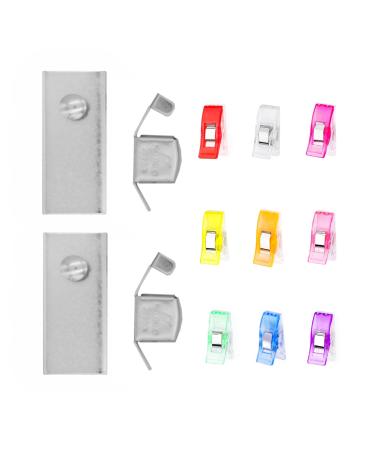 LINXIAO Magnetic Seam Guide of 4 Pieces with Sewing Clips of 9 Pieces  Sewing Supplies for Sewing Machine