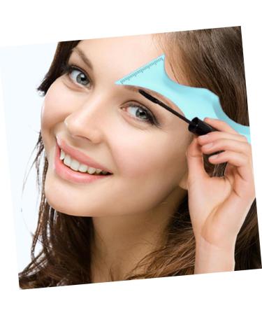 OFFSCH Mascara 2pcs Eyeliner Ruler Lash Eyeshadow Lipstick Guide Tool Stencils Silicone Eyebrow Tools - Buy Online on SooperMarket.com