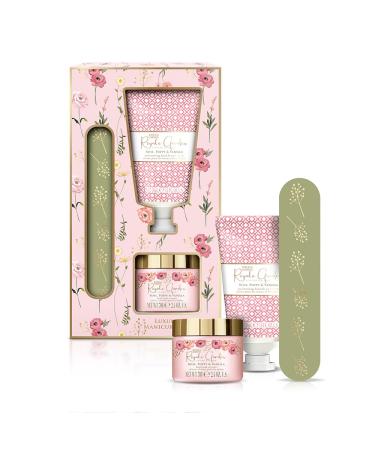 Baylis & Harding Royale Garden Rose Poppy & Vanilla Luxury Manicure Gift Set (Pack of 1) - Vegan Friendly