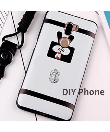RUNRAYAY 40Pcs 3D Dollar Sign Nail Art Charms with Rhinestones Silver Nail Studs Diamonds for Nail Art Accessories Retro Nail Jewelry Decoration for DIY Crafts Nail Decor - Buy Online on SooperMarket.com