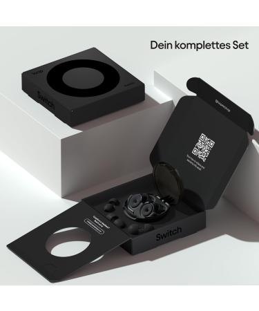 Loop Switch Noise-Reducing Earplugs | 3 Modes for Travel Concerts & Sports | Reusable Black | Adaptable Passive Hearing Protection - Buy Online on SooperMarket.com