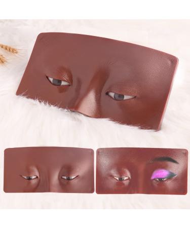 3D Reusable Makeup Practice Face Silicone Makeup Practice Board for Beginners and Makeup Artists