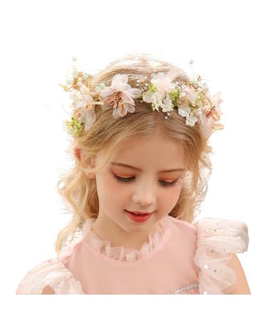 Bridal Headband Wedding Hair Piece Crystal Flower Girl Headband Bridesmaid Hair Vine for Wedding Party Hair Accessories