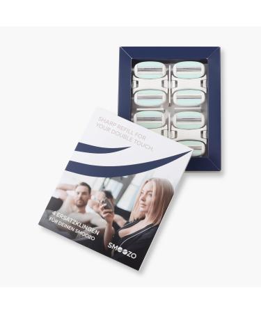 SMOOZO Bundle Body Shaver - Elegant Dark Blue with Design Tray Cedar Care Oil & 4-Pack Replacement Blades (Bu1312) | International Shipping - Buy Online on SooperMarket.com