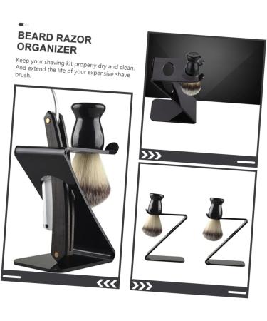 Mikinona Shaving Stand | Premium Razor & Brush Holder for Men | Stylish Organizer for Shaving Gear - Buy Online on SooperMarket.com