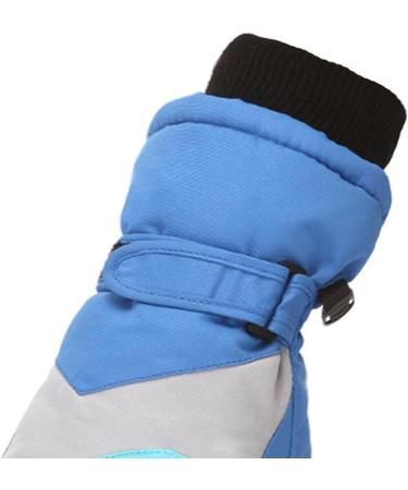 Pimelu Kids Waterproof Snow Gloves - Blue_0 Small | Ideal for Skiing, Cycling & Winter Activities - Buy Online on SooperMarket.com