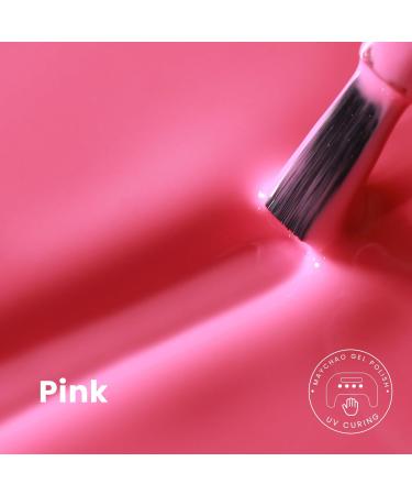 MAYCHAO Pink Gel Nail Polish 1Pc Bubblegum Pink Gel Polish 15ML Soak Off UV LED Bright Pink Nail Polish Nail Art Starter Manicure Salon DIY at Home 0.5 OZ Barbie Pink - Buy Online on SooperMarket.com