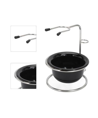 Beard Foam Mixing Bowl & Portable Shaving Brush Stand | Durable Barber Shop Essential - Buy Online on SooperMarket.com