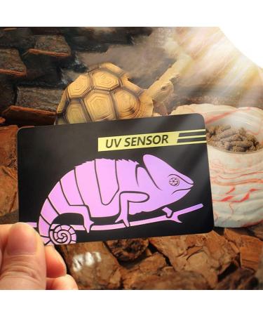 Dongker UV Test Card - 2/4 Pack Reptile UVB Sensor Easy Transport 500x Reusable for Accurate UV Testing - Buy Online on SooperMarket.com