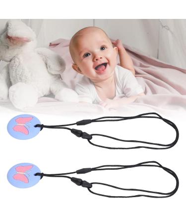 Buy Chew Collar - Easy to Clean Portable Sensory Chew Collar (Sky Blue) - 2 Pcs for Healthy Growth | International Shipping - Buy Online on SooperMarket.com