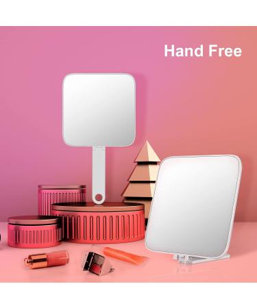 OSDUE Portable Travel Makeup Mirror Compact and Hand Mirror for Barber Shops & Makeup Application - Square-shaped - Buy Online on SooperMarket.com