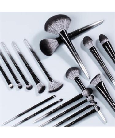 DFHBFG Cosmetic Brush | Black Silver Series - Soft Hair Brushes for Beginners & Professionals | Ultimate Makeup Tool - Buy Online on SooperMarket.com