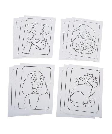 S&S Worldwide Sand Art Boards 5"x7" - Dogs & Cats