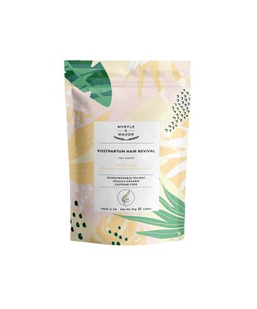 Myrtle & Maude - Postpartum Hair Revival Tea - New Mum Wellness Support - 100% Organic Rosemary Leaf & Horsetail Herb - Caffeine Free - Certified Vegan (15 Tea Bags)