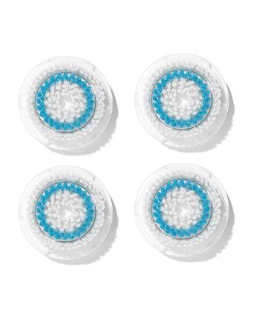 Clarisonic Deep Pore Facial Cleansing Brush Head Replacement | Compatible with Mia 1 Mia 2 Mia Fit Softer | 4-Count (Individually)