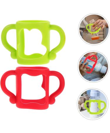 ibasenice 10 Pcs Silicone Bottle Handle Bottle Handles Bottle Accessories Self Feeding Bottle Handle Silicone Bottle Handle Wide Mouth Milk Bottle 13.00X7.00X6.50CMx5pcs Assorted Colorx5pcs - Buy Online on SooperMarket.com