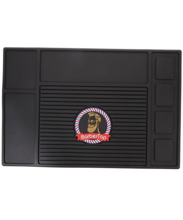 FOYTOKI Hairdressing Tool Pad Hair Clippers Mat Hairdressing Mat Hairdressing Tool Mat Hair Trimmers Pad Barber Pad Hairdresser Tools Barber Mat Barber Supplies Station Mat Anti-Skid Mat