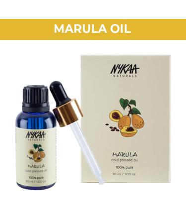 Nykaa Naturals 100% Pure Cold Pressed Marula Oil - Ideal Skincare Face Oil for Dry & Sensitive Skin - 1 oz - Cruelty-Free - Buy Online on SooperMarket.com