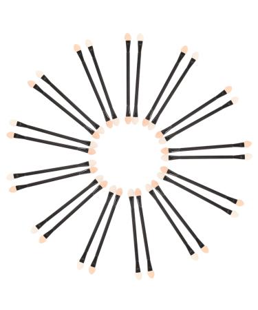 PLAFOPE 30pcs Disposable Eye Shadow Stick Eyeshadow Makeup Applicator Eyeshadow Blending Brush Tool Plastic