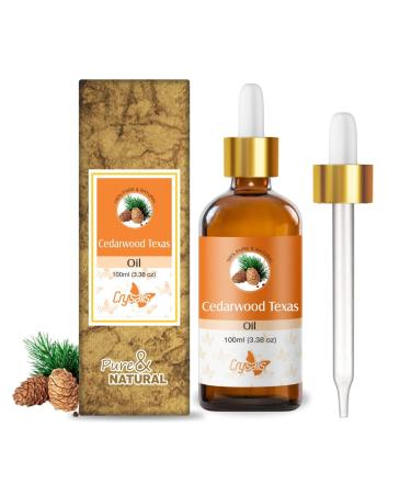 Crysalis Cedarwood Texas (Juniperus Mexicana) Oil | Pure & Natural Essential Oil for Hair Care Aroma & Diffuser - 100ml/3.38fl oz 100 ml (Pack of 1)