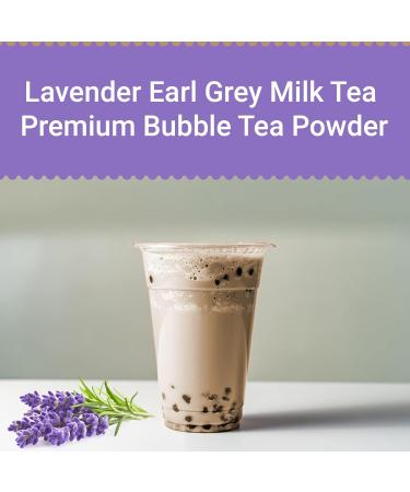 Lavender Earl Grey Milk Tea Premium Bubble Tea Powder (1 kg) 33 Servings - Make Bubble Tea at Home - Ideal for Frappes Coffee Boba Tea Milkshakes - Gluten Free Halal Certified - Buy Online on SooperMarket.com