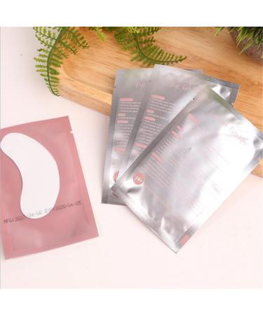 100 Pairs Lint-Free Pink Eye Gel Patches for Eyelash Extensions - Under Eye Pads for Lash Extension, Eye Mask Beauty Tool - Buy Online on SooperMarket.com