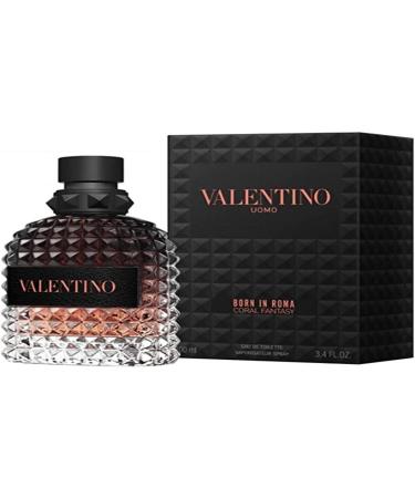 Valentino Uomo Born in Roma Coral Fantasy EDT 3.4 oz / 100 ml For Men Fresh 3.4 Fl Oz (Pack of 1)