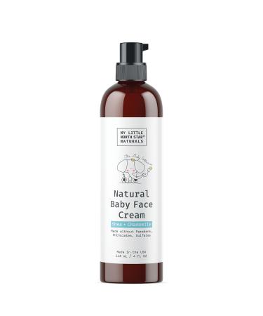 Baby Face Cream - Calming With Chamomile Vitamin E Organic Shea - Natural Made in USA - Baby Lotion Daily Moisture for Delicate Sensitive Skin Hypoallergenic - Sulfate-Free 4oz