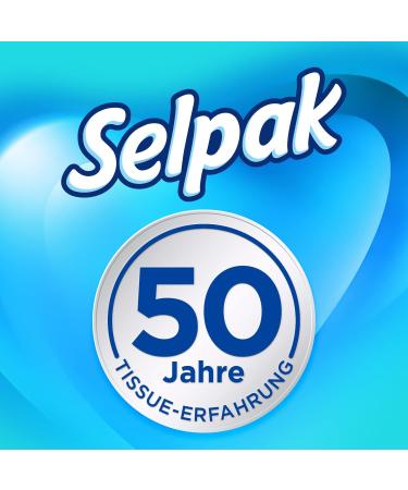Selpak Comfort Maxi Kitchen Roll - 100% Pure Cellulose 2-Layer 3240 Sheets - Food Contact Safe 6 Pack Towel Rolls - Buy Online on SooperMarket.com