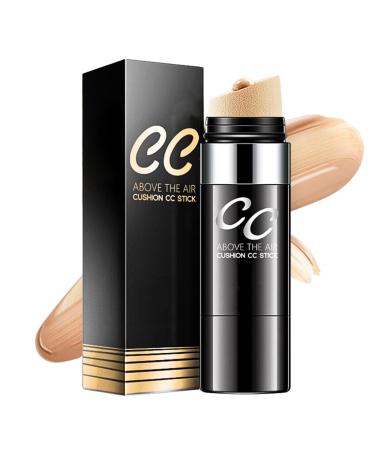CC Cream Foundation Full Coverage Air Cushion CC Foundation Stick Color Correction Cream Concealer Full Coverage Lightweight Waterproof Natural Glowy Makeup Cover Blemishes & Redness