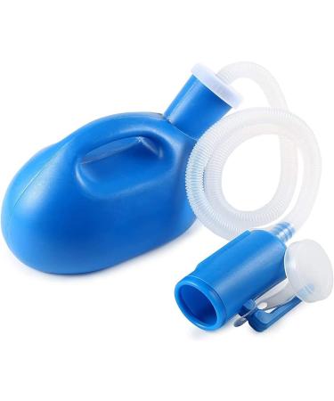 Male Urinal Bottle Camping Toilet Urine Bottle Urine Bottles for Men Portable Potty Pee Bottle 2000ML for Men's Urinal Home Camping Car Travel with 1.6m Long Tube - Buy Online on SooperMarket.com
