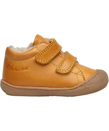 Naturino Cocoon VL Leather First-Steps Shoes - 7.5 UK Child - Orange - Buy Online on SooperMarket.com